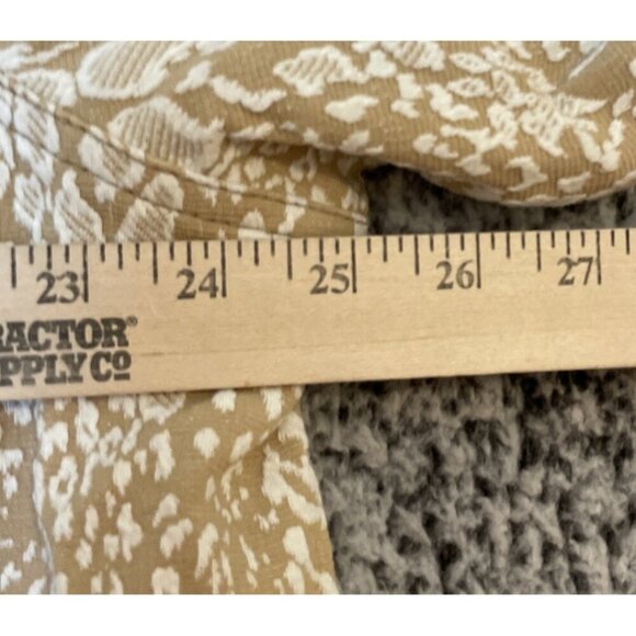 Isaac Mizrahi Live 3X Jean Jacket Chestnut 4 Pocket Snap Up Cheetah Animal NEW - Picture 3 of 6